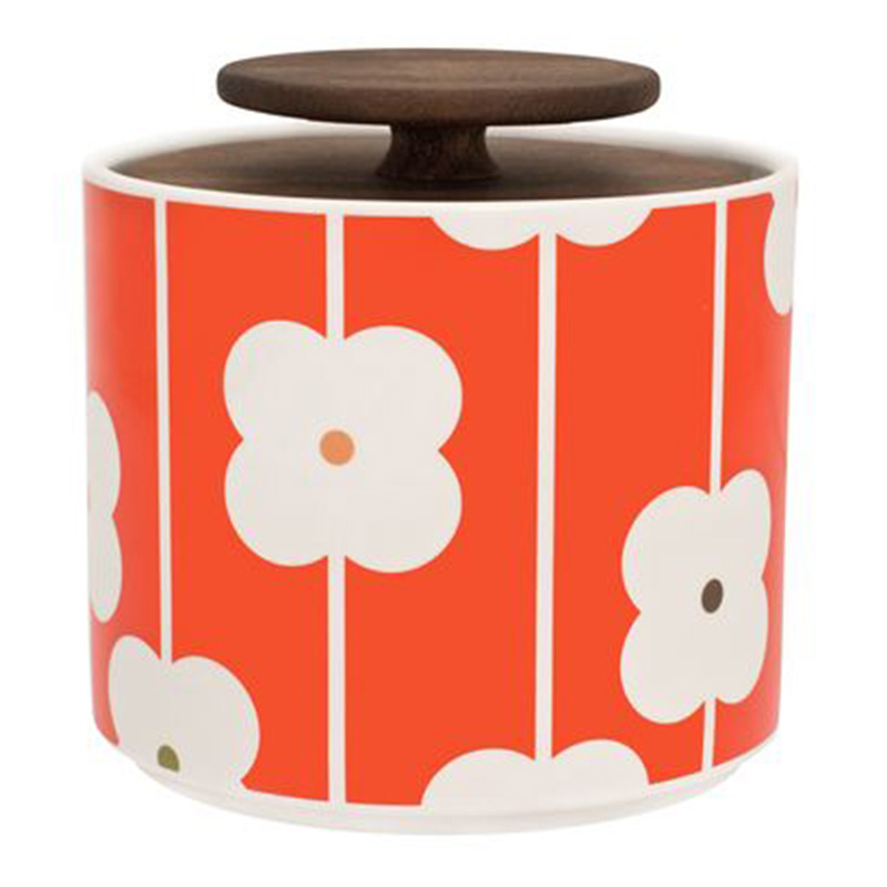 Pot Orla Kiely — Orange fluo