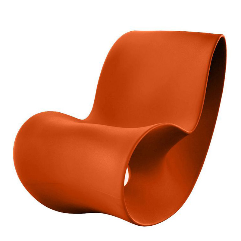 rocking chair magis orange citrouille ponio