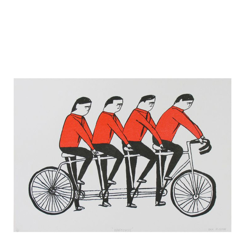 Poster, Nick Alston — Orange fluo