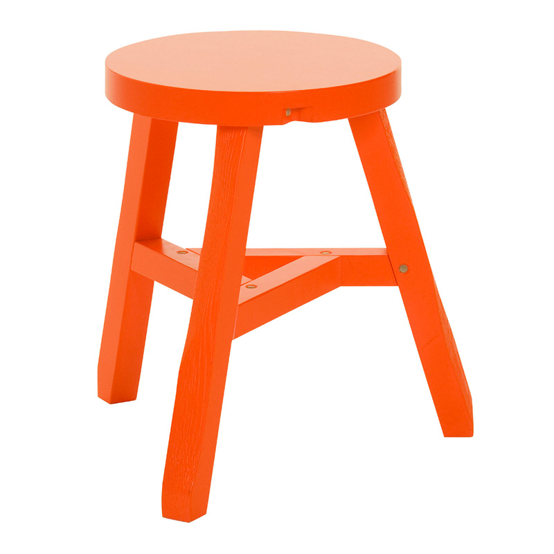 Tabouret, Tom Dixon — Orange fluo