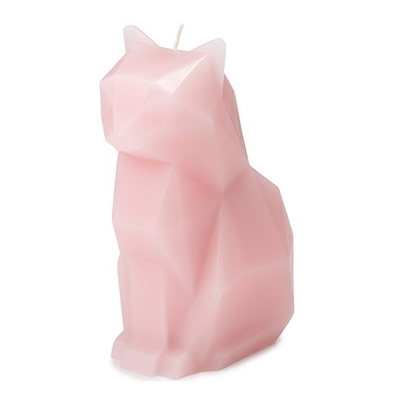 Bougie Chat, Pyropet — Rose dragée