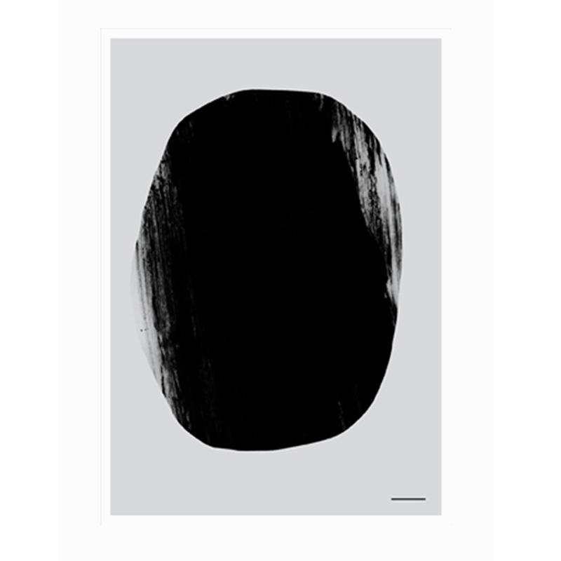 Affiche, Lene Norgaard — Noir réglisse