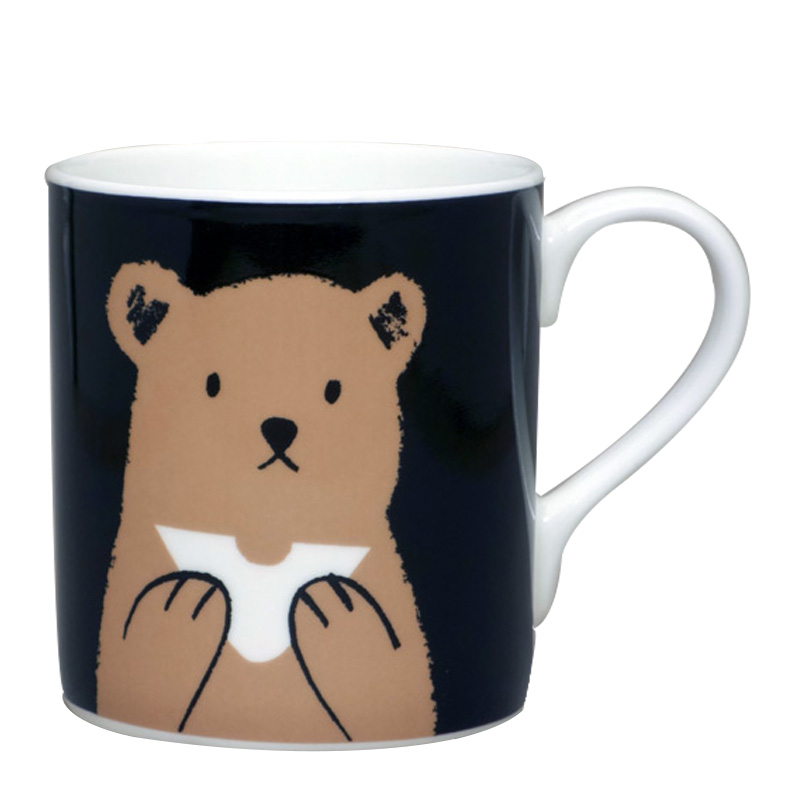 Tasse Ours, Lisa Jones — Noir réglisse