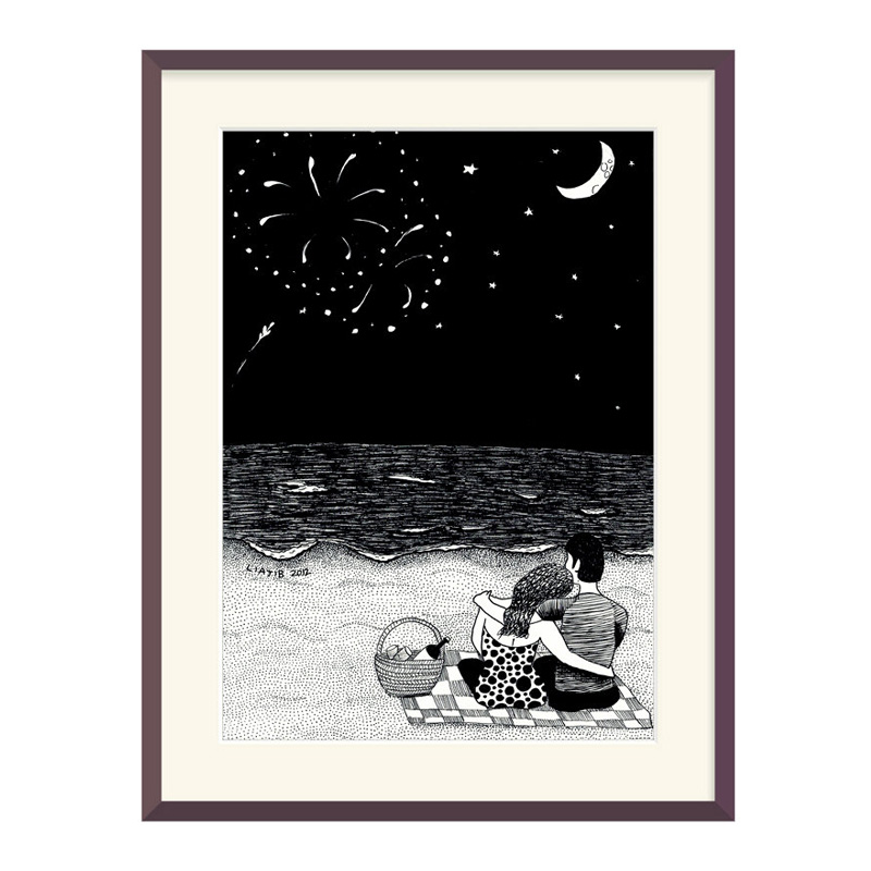 Affiche, Liatib — Noir réglisse