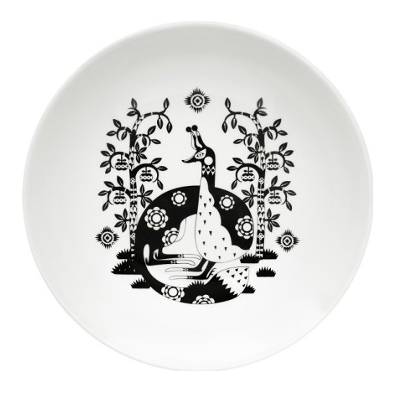 Assiette, IITTALA — Noir réglisse