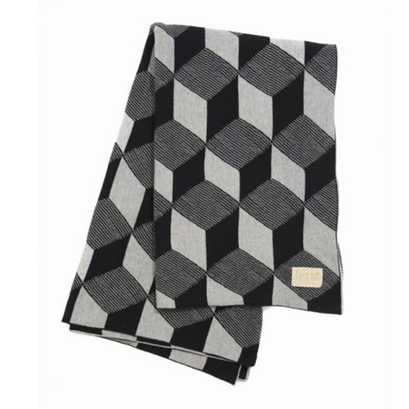 Plaid, Ferm Living — Noir réglisse