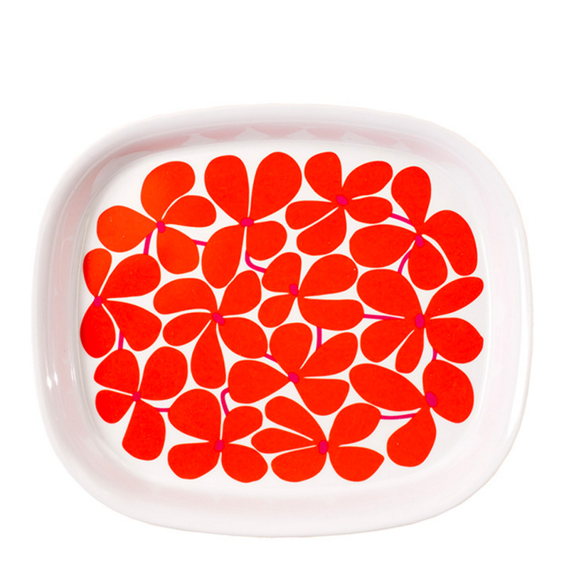 Assiette, Stig Lindberg — Rouge Coquelicot