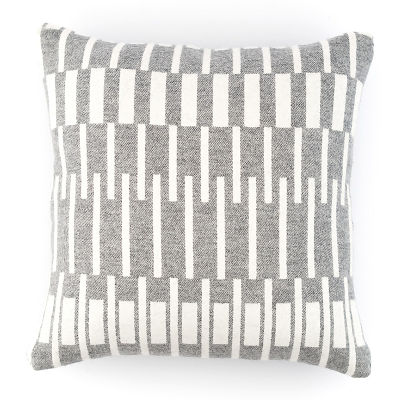 Coussin, Emma Wood — Gris Perle, Ponio