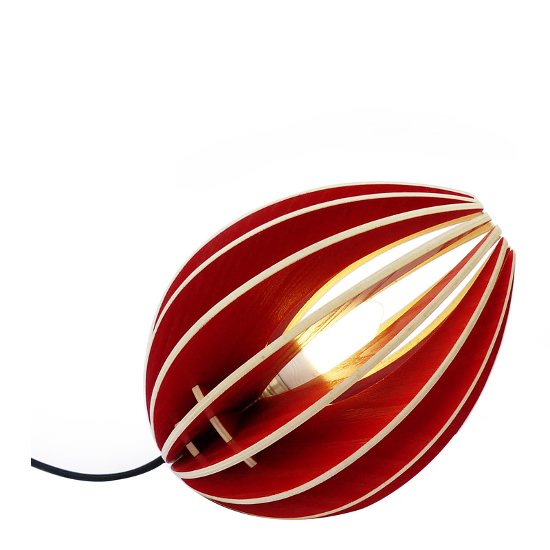 Lampe à poser, Gone's — Rouge Coquelicot