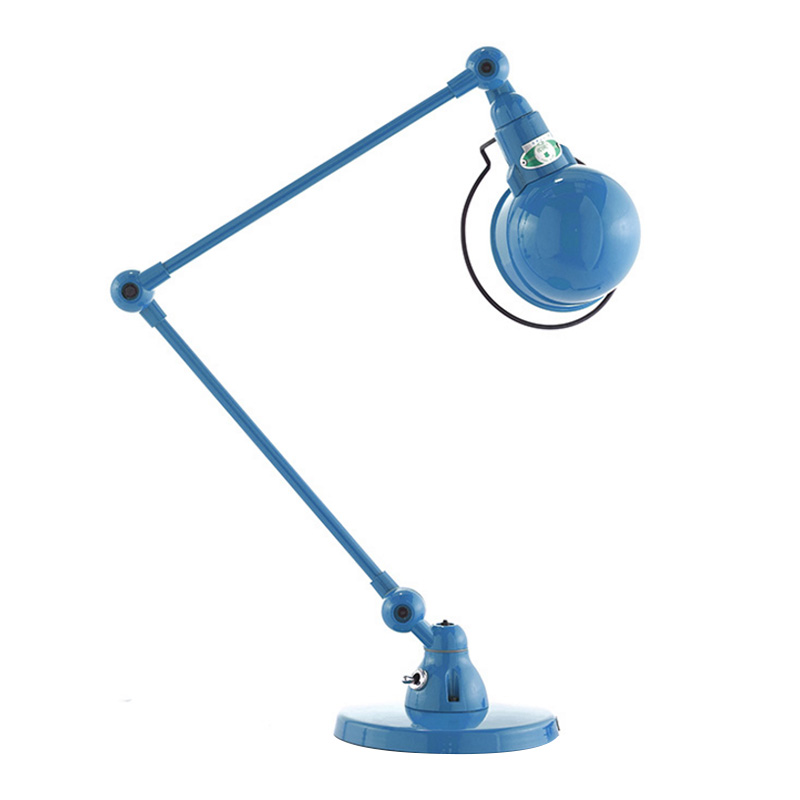 Lampe de bureau, Jieldé — Bleu Roi