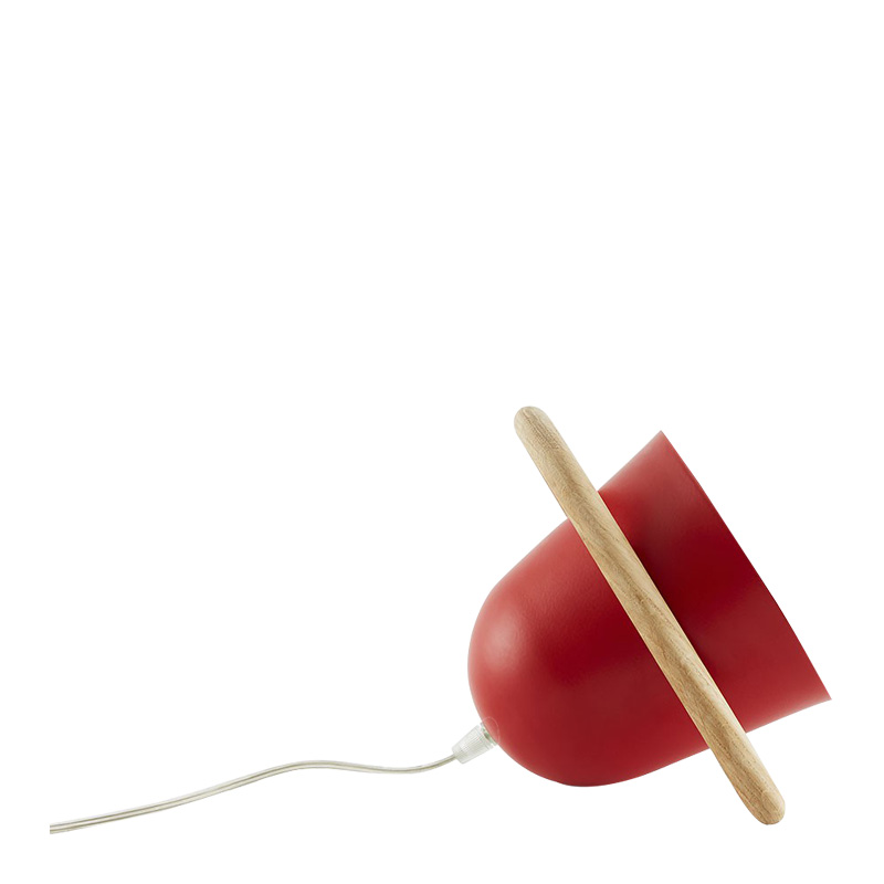 Lampe de table, Incipit Lab — Rouge Coquelicot