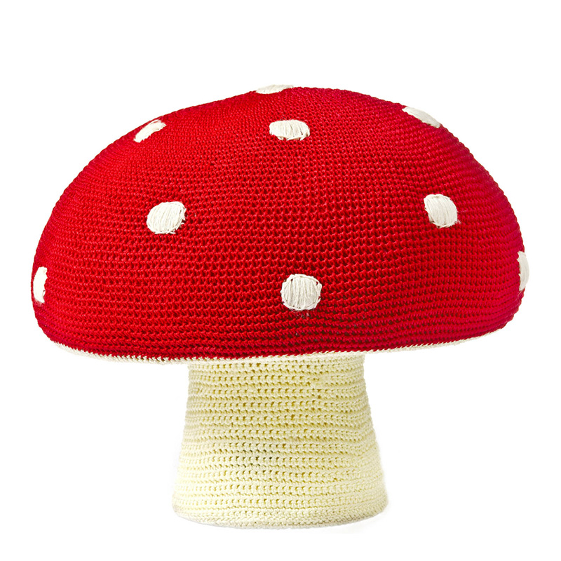 Pouf Champignon, Anne-Claire Petit — Rouge Coquelicot