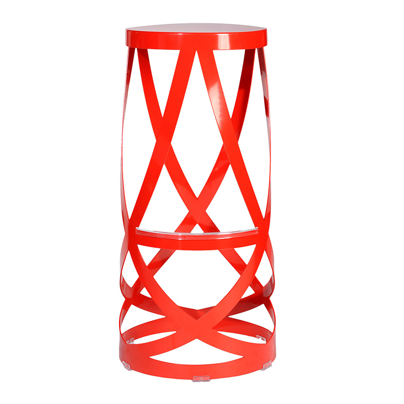Tabouret, Cappellini — Rouge Coquelicot