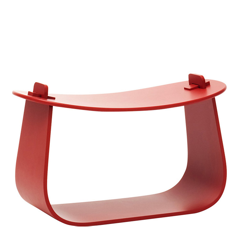 Tabouret, Massproductions — Rouge Coquelicot