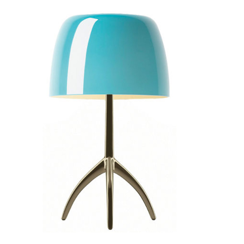 Lampe de table, Foscarini — Bleu Turquoise, Ponio