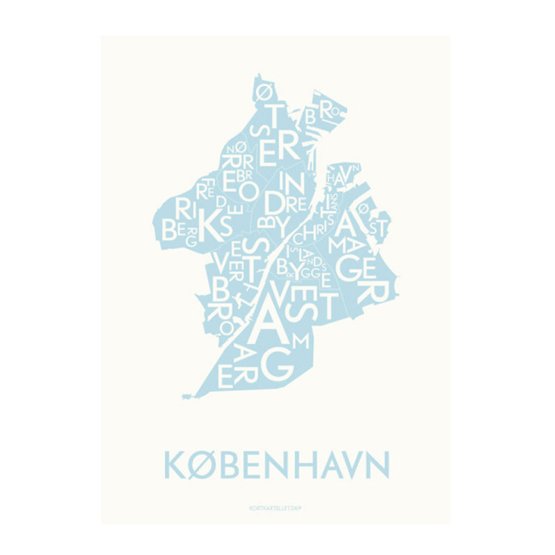 Affiche, Kobenhavn — Bleu Nordique, Ponio