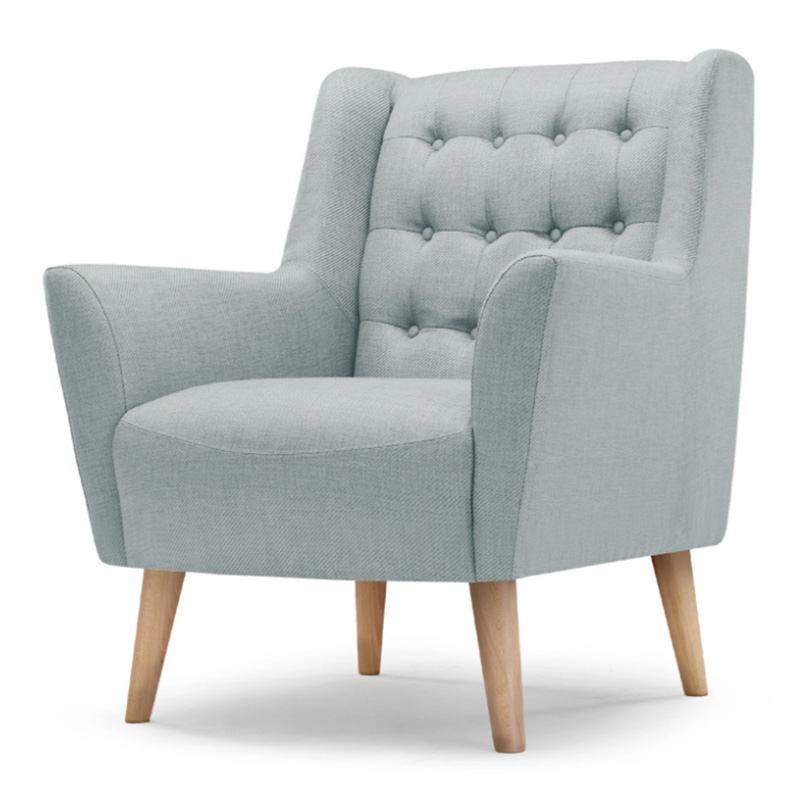 Fauteuil, Made — Bleu Nordique, Ponio