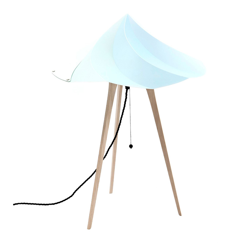 Lampe de Sol, Moustache — Bleu Nordique, Ponio