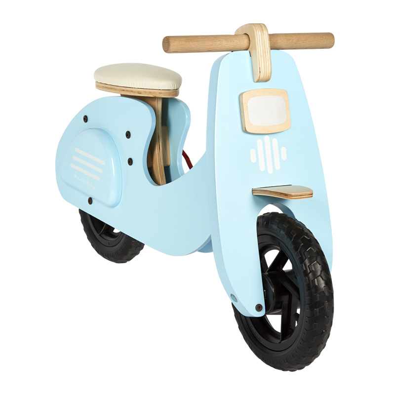 Scooter en bois, Habitat — Bleu Nordique, Ponio