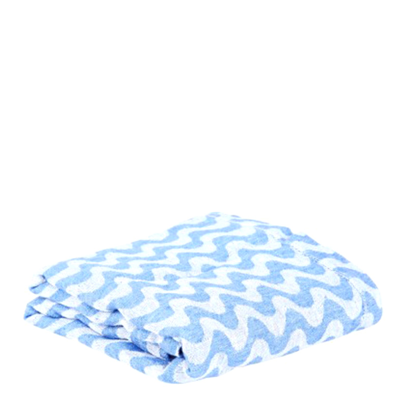 Serviette de Plage, Frescobol Carioca — Bleu Nordique, Ponio