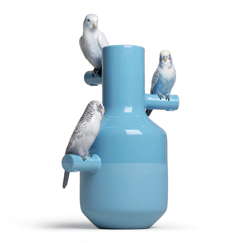 Vase, Lladro — Bleu Nordique, Ponio