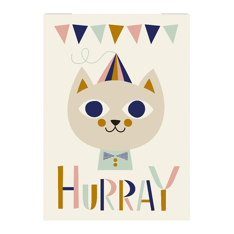 Poster Chat, Ferm Living — Arc-en-ciel, Ponio