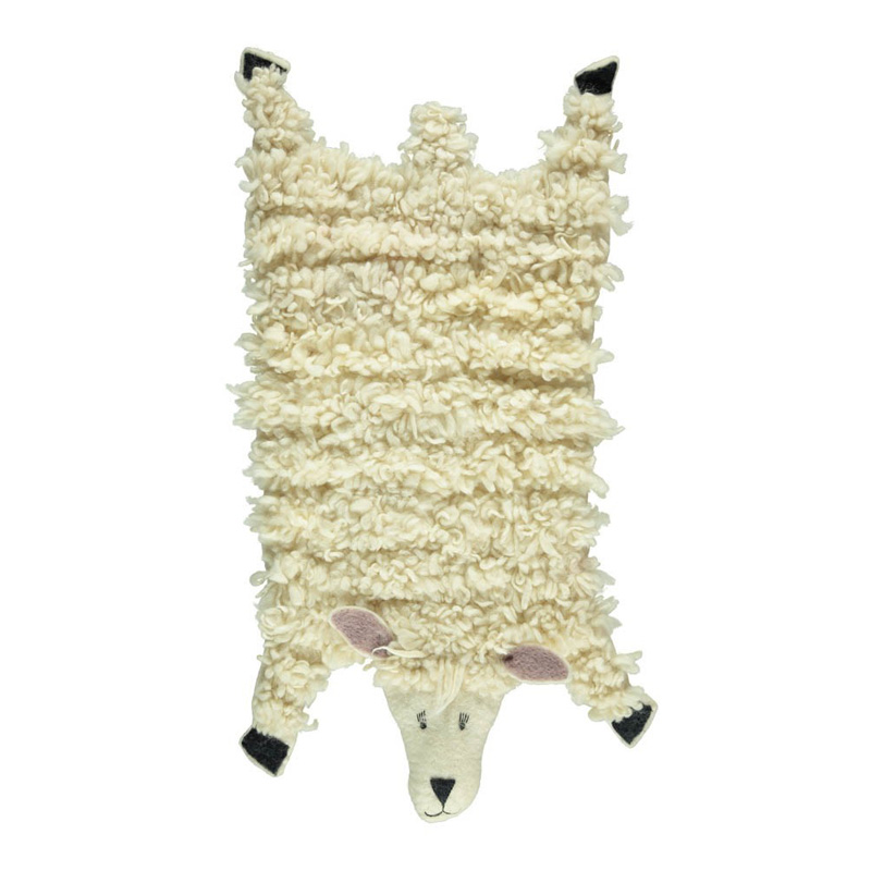 Tapis Mouton, Sew Heart Felt — Blanc Crème, Ponio