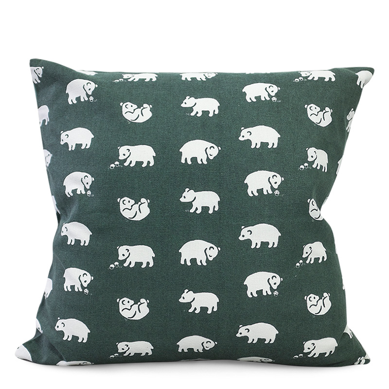 Coussin, Fine Little Day — Vert Emeraude, Ponio