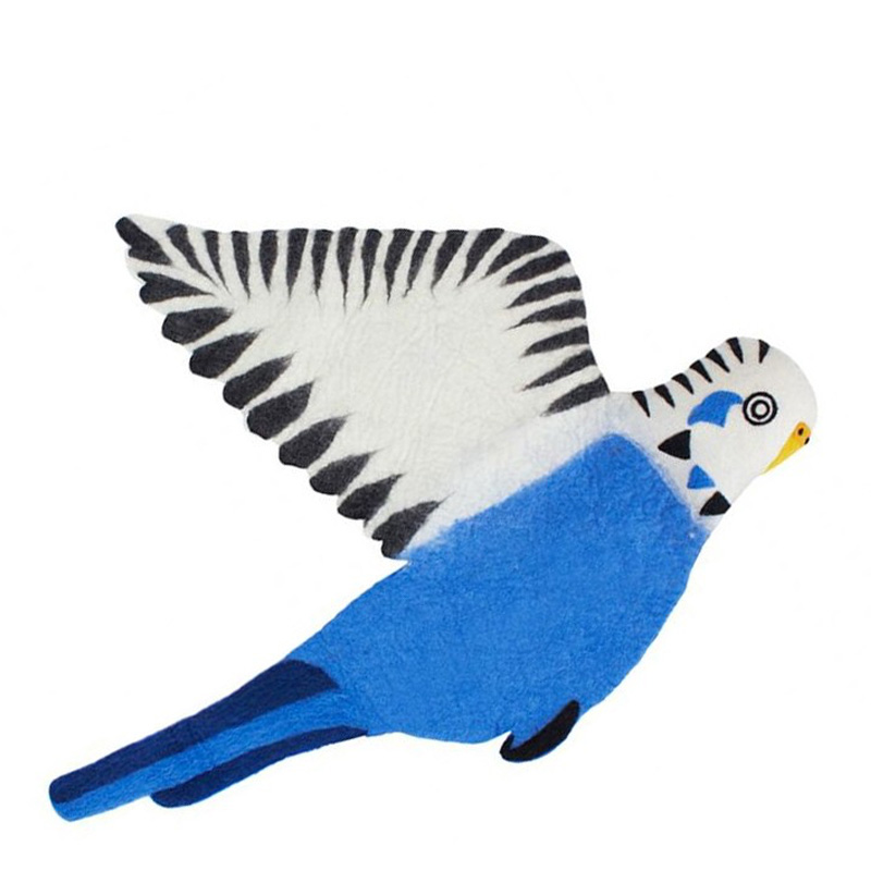 Tapis Oiseau, Sew Heart Felt — Bleu roi, Ponio