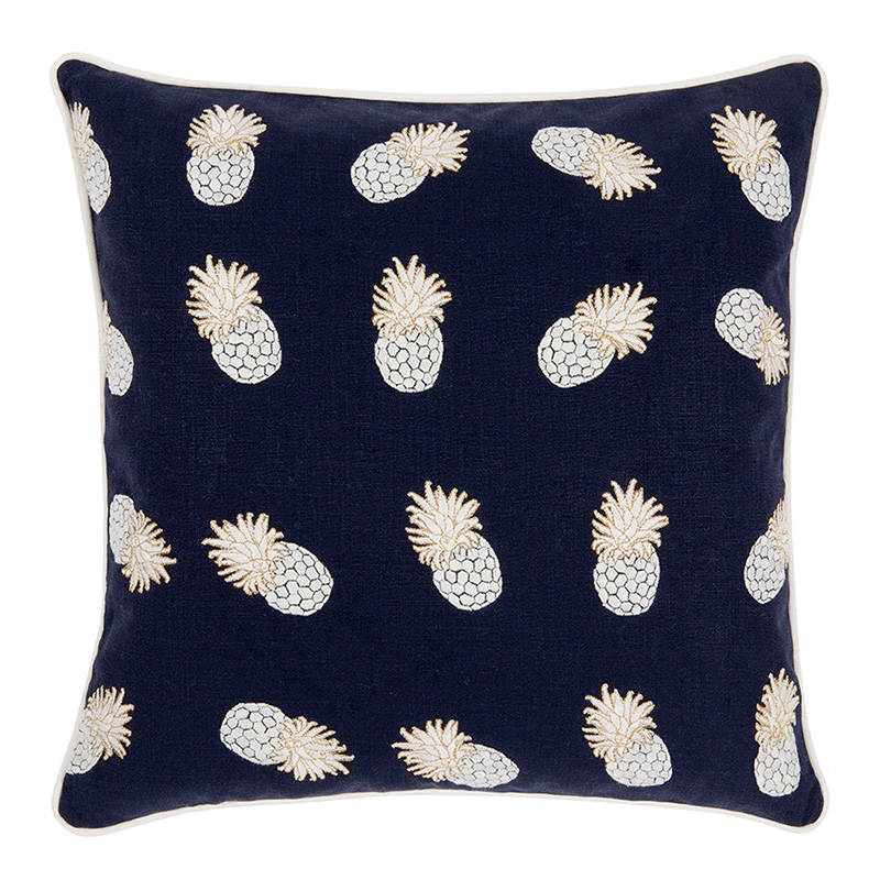 Coussin, Elizabeth Scarlett — Bleu Nuit, Ponio