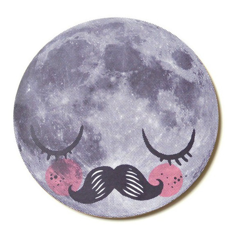 Dessous de Plat Lune, Omm Design — Gris Souris, Ponio