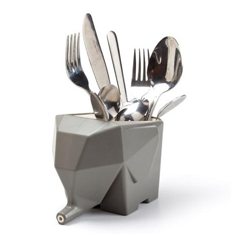 Égouttoir Éléphant, Pa Design — Gris Souris, Ponio