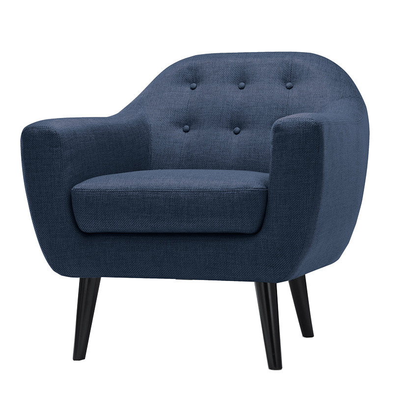 Fauteuil, Made — Bleu Nuit, Ponio