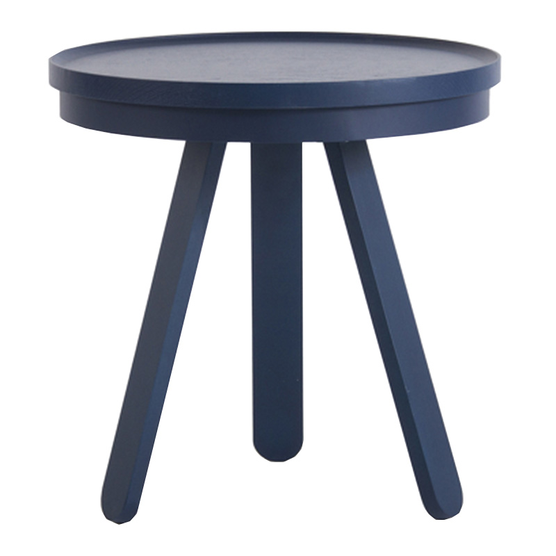 Table d'appoint, Woodendot — Bleu Nuit, Ponio