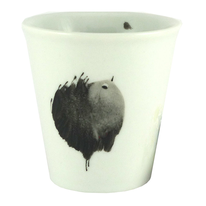 Tasse, Morpho Bleu Porcelaine — Gris Ardoise, Ponio