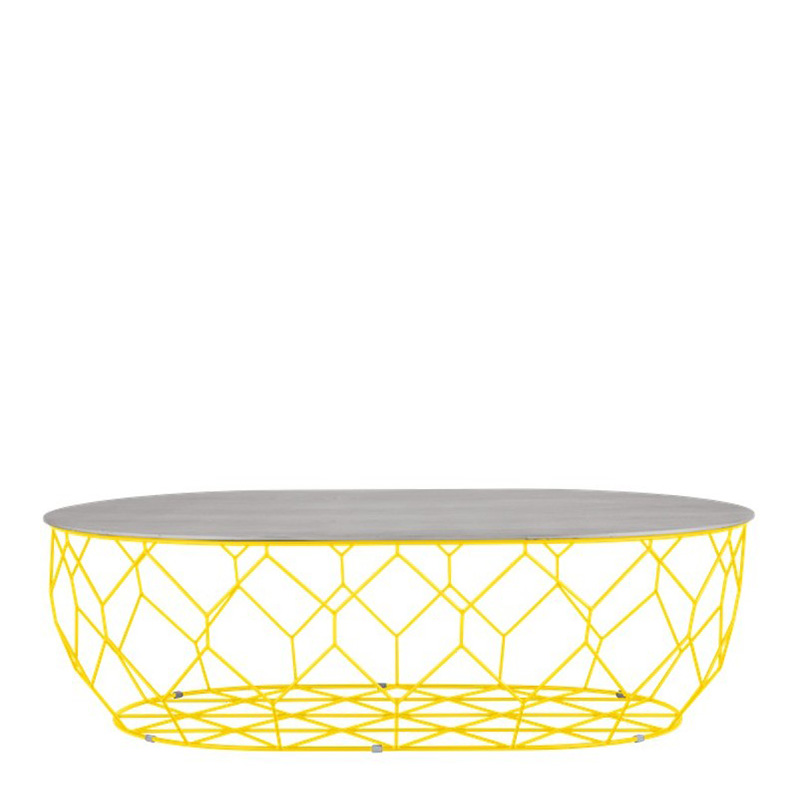 Table Basse, Bolia — Jaune Citron, Ponio