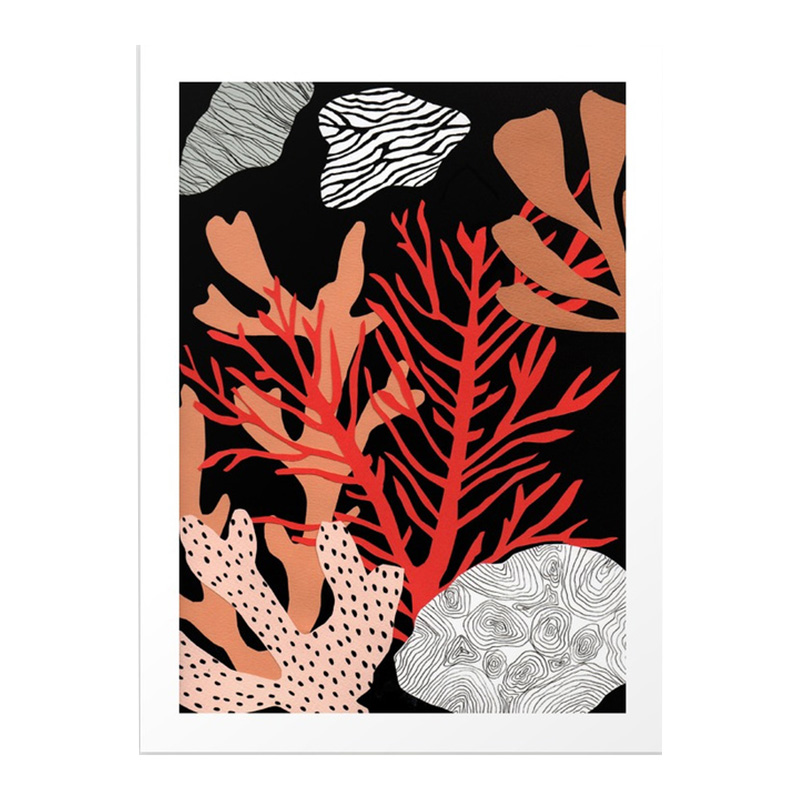Affiche, Florent Manelli — Orange Corail, Ponio